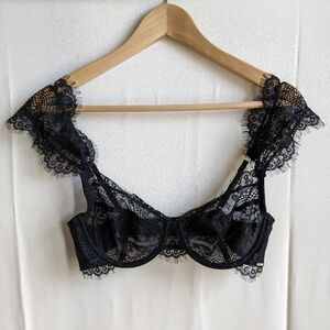 Bluebella Marina Lace Bra Black New Without Tags